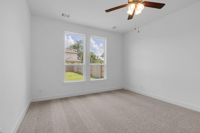8114 Red Shiner Way, Fulshear, TX 77441 - carpeted spare room with a ceiling fan and baseboards