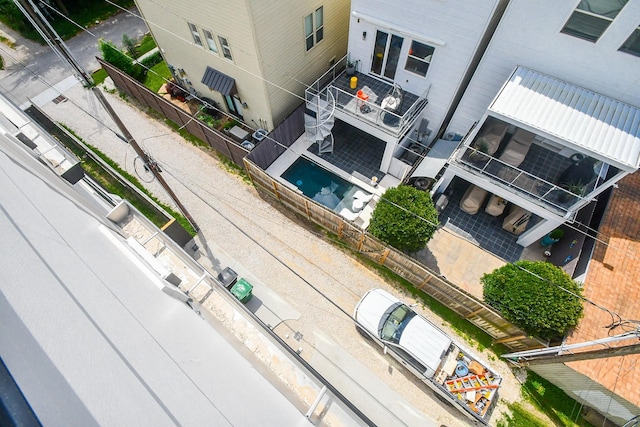 4709 Gibson St, Houston, TX 77007 - aerial view of a pool