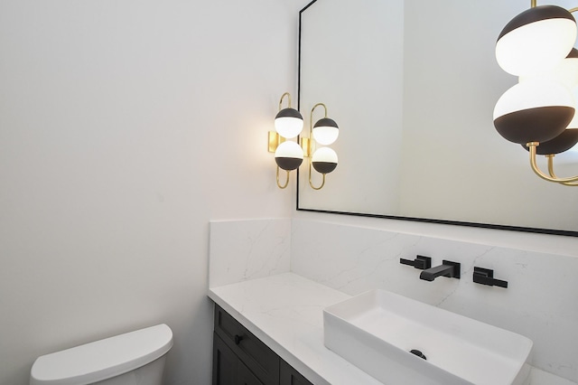 4709 Gibson St, Houston, TX 77007 - half bathroom with vanity and toilet