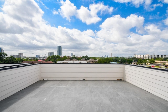 4709 Gibson St, Houston, TX 77007 - view of patio / terrace with a view of city