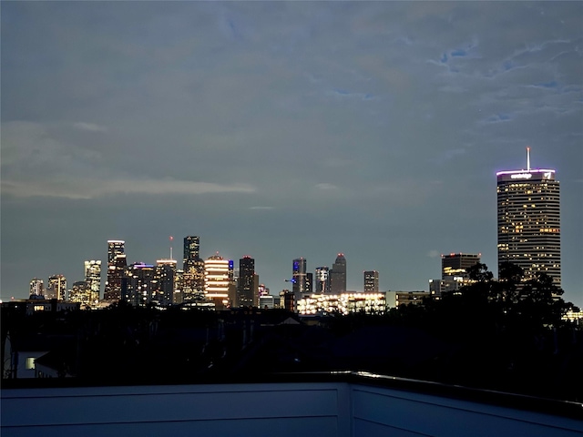 4709 Gibson St, Houston, TX 77007 - city view featuring a view of city lights
