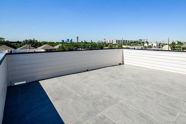 4709 Gibson St, Houston, TX 77007 - view of patio with a city view
