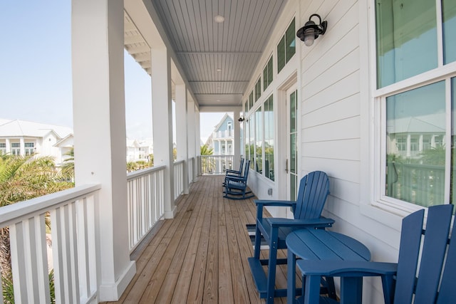 201 Lakeshore St, Port Aransas, TX 78373 - view of wooden terrace