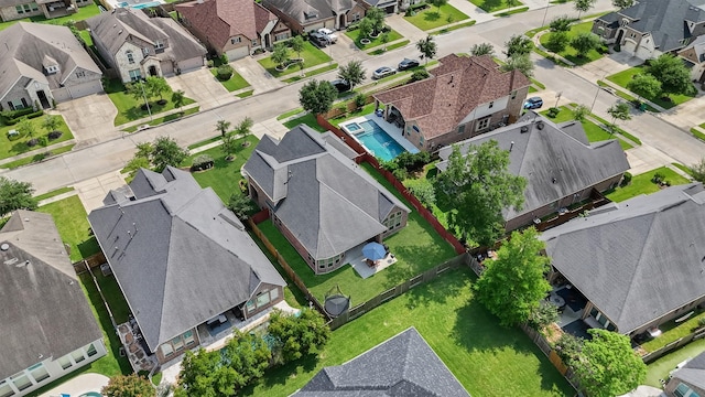 3743 Pinebrook Hollow Ln, Spring, TX 77386 - bird's eye view featuring a residential view