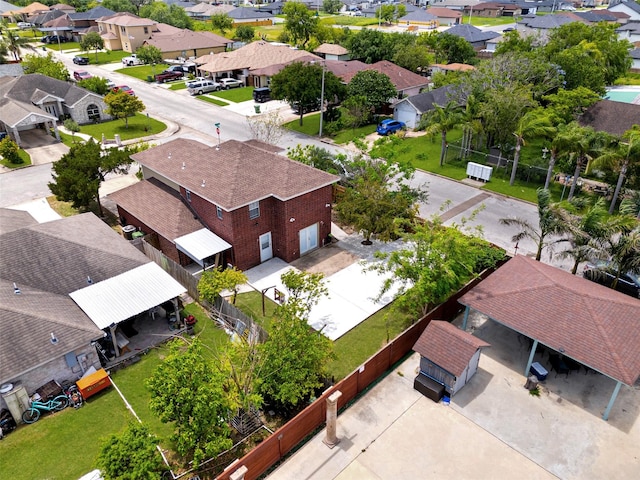 701 Briar Ct, Brownsville, TX 78521 - drone / aerial view with a residential view