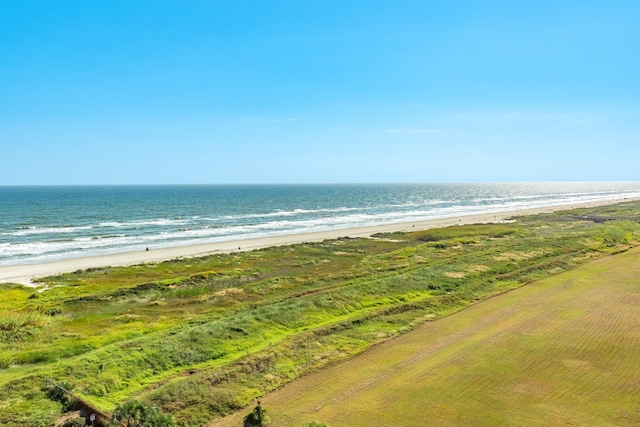 1401 E Beach Dr Unit 811, Galveston, TX 77550 - view of water feature with a view of the beach