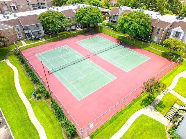 drone / aerial view featuring a residential view