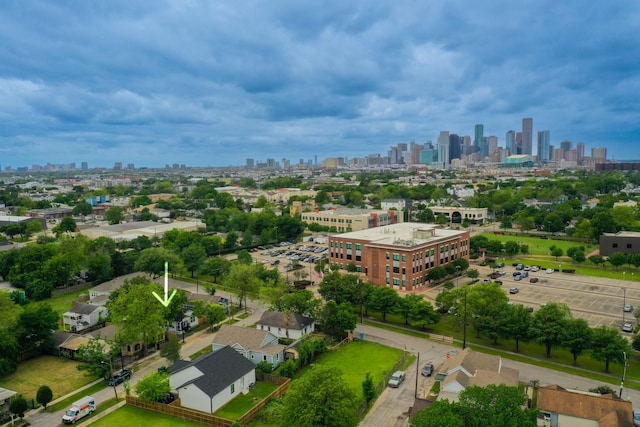 4104 Engelke St, Houston, TX 77003 - bird's eye view with a city view