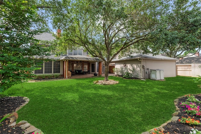 7219 Palisades Heights Dr, Houston, TX 77095 - view of yard featuring a patio area