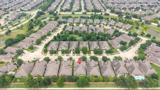17803 Netherby Ln, Richmond, TX 77407 - aerial view of residential area with a nearby body of water