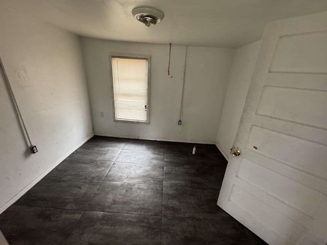 interior space with baseboards