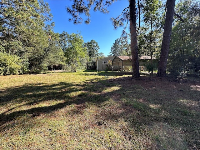 view of yard