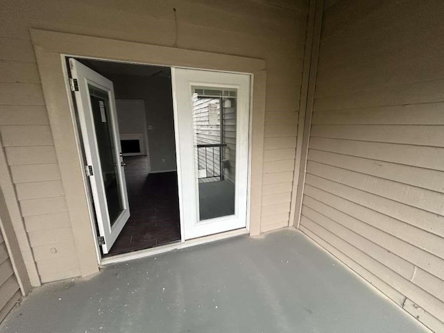 view of exterior entry