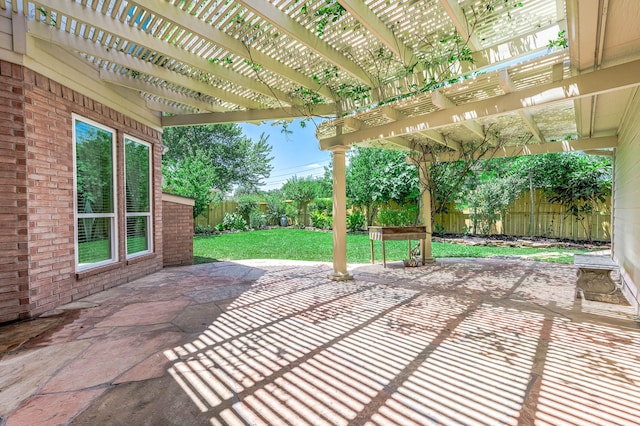 1910 Stormcroft Cir, Katy, TX 77450 - view of patio / terrace with a pergola
