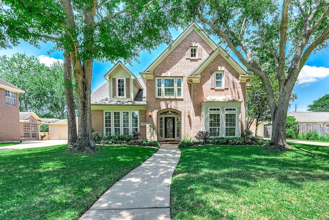 1910 Stormcroft Cir, Katy, TX 77450 - view of front of property featuring brick siding and a front yard