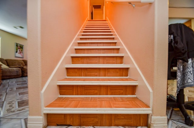 view of stairs