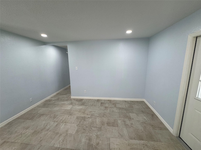 11615 Harrow St, Houston, TX 77093 - finished below grade area with baseboards and recessed lighting