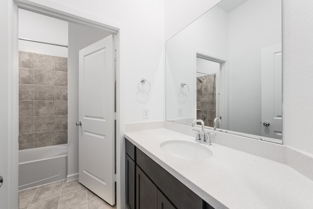 21818 Wycombe Terrace Way, Cypress, TX 77433 - bathroom with vanity and shower / tub combination