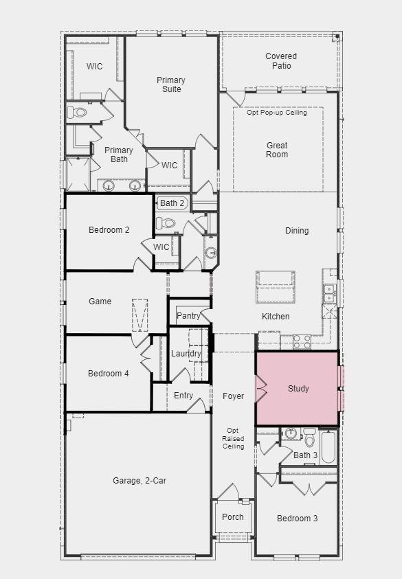 21818 Wycombe Terrace Way, Cypress, TX 77433 - home floor plan
