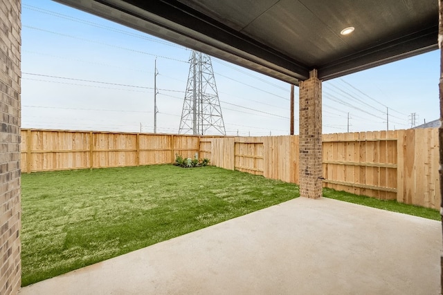 21818 Wycombe Terrace Way, Cypress, TX 77433 - view of yard with a patio