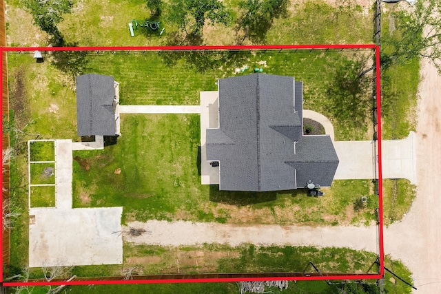 24585 Tipperary St, Hempstead, TX 77445 - birds eye view of property
