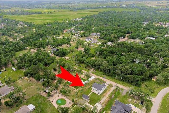 24585 Tipperary St, Hempstead, TX 77445 - birds eye view of property
