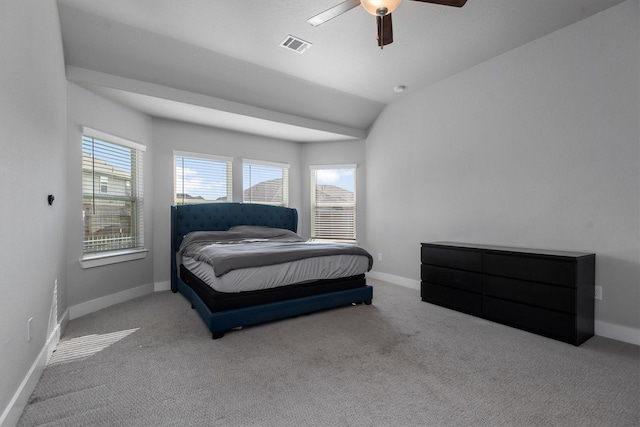 17828 Hanson Ridge Dr, Conroe, TX 77316 - carpeted bedroom featuring baseboards and ceiling fan