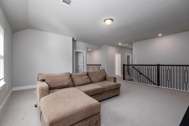 17828 Hanson Ridge Dr, Conroe, TX 77316 - living area with carpet, baseboards, recessed lighting, and plenty of natural light