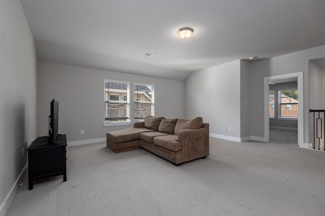 17828 Hanson Ridge Dr, Conroe, TX 77316 - carpeted living area featuring baseboards