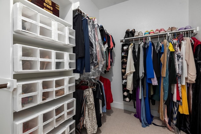 17828 Hanson Ridge Dr, Conroe, TX 77316 - spacious closet featuring carpet flooring