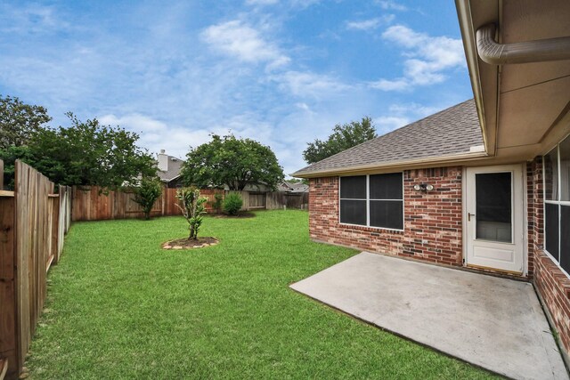 15403 Court Green Trl, Cypress, TX 77433 - view of yard featuring a patio area