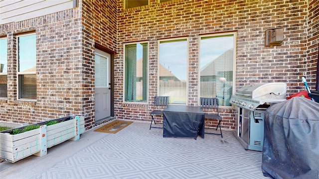18818 Bene Vista Dr, Houston, TX 77084 - view of patio featuring a grill