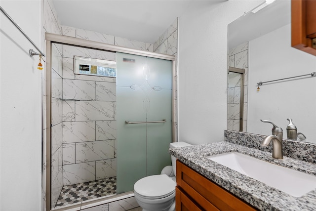 10302 Lybert Rd, Houston, TX 77041 - full bath featuring vanity, toilet, and a stall shower
