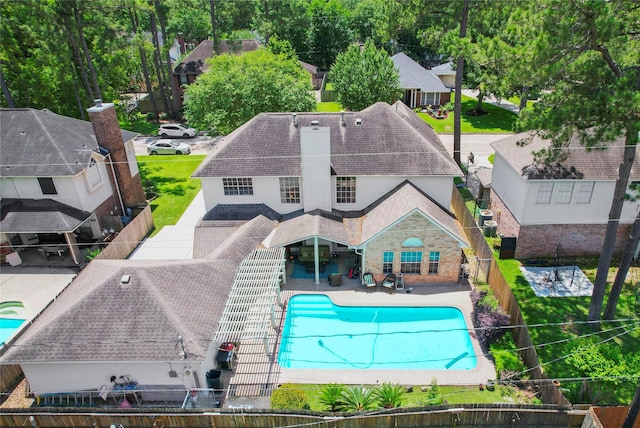12934 Bristol Berry Dr, Cypress, TX 77429 - view of subject property with a pool area
