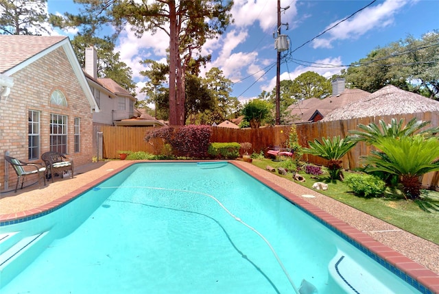 12934 Bristol Berry Dr, Cypress, TX 77429 - view of pool featuring a fenced backyard and a patio area