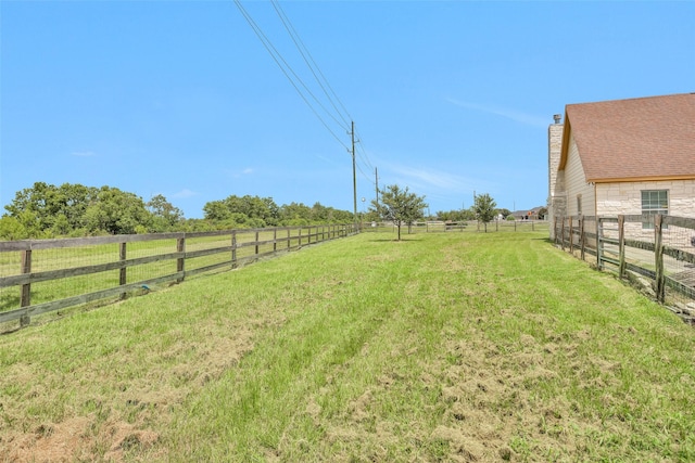 1650 Winding Canyon Ct, Katy, TX 77493 - view of yard featuring a rural view and fence