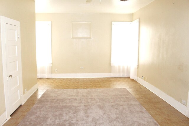 508 Texas St, Brenham, TX 77833 - unfurnished room featuring ceiling fan and baseboards