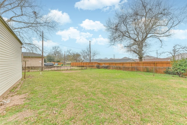 508 Texas St, Brenham, TX 77833 - view of yard with a fenced backyard