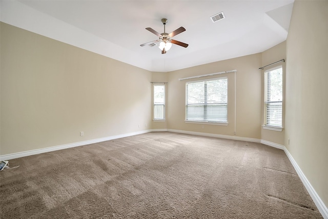 2106 Wild Peregrine Cir, Katy, TX 77494 - carpeted spare room with ceiling fan and baseboards