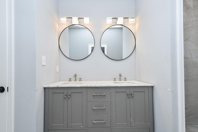 10322 Rancho Bernardo Ln, Sugar Land, TX 77498 - full bathroom featuring double vanity and a sink