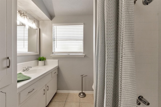 1865 El Mar Ln, Seabrook, TX 77586 - full bath featuring tile patterned floors, vanity, and baseboards