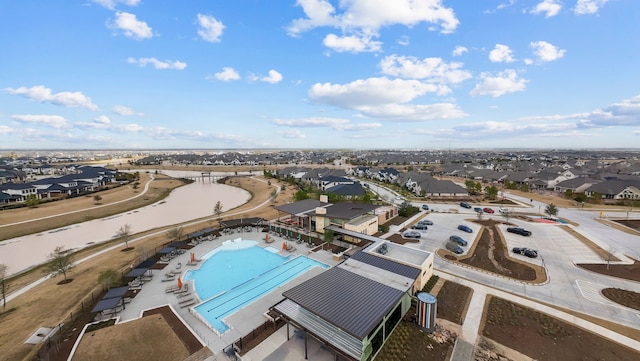 bird's eye view featuring a residential view