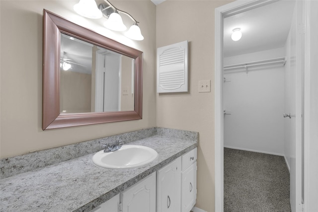 14911 Wunderlich Dr Unit 609, Houston, TX 77069 - bathroom with a spacious closet and vanity