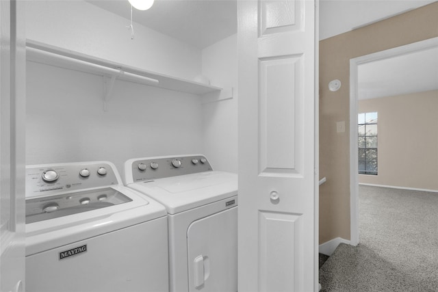 14911 Wunderlich Dr Unit 609, Houston, TX 77069 - clothes washing area featuring washing machine and clothes dryer, laundry area, carpet, and baseboards