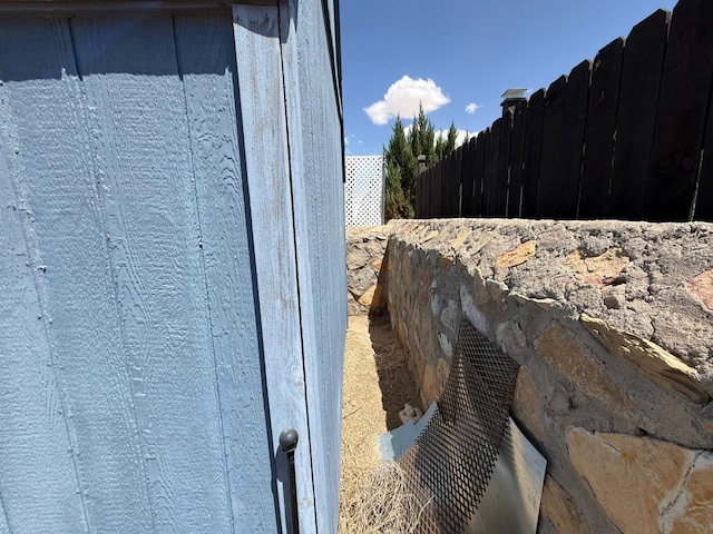 details featuring fence