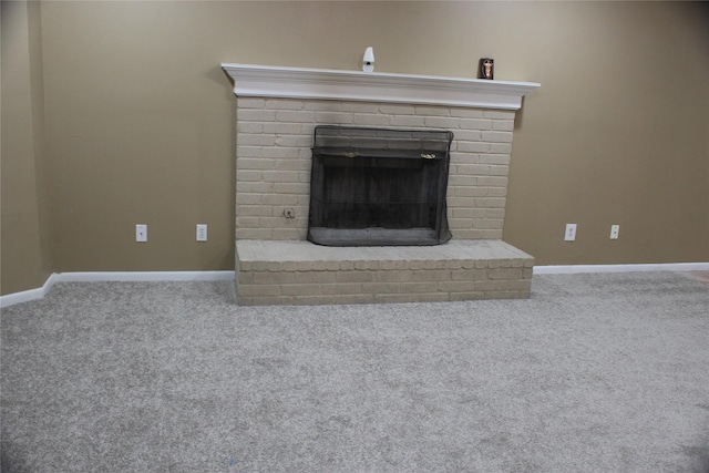 interior details featuring baseboards and carpet floors