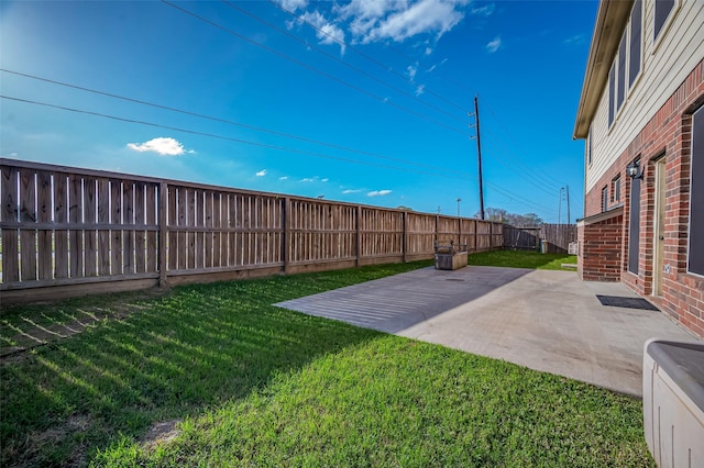 2107 Auburn Vale St, Katy, TX 77493 - view of yard with a fenced backyard and a patio area