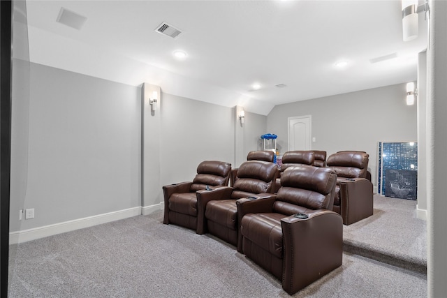 10610 Grace Hollow Dr, Cypress, TX 77433 - cinema with visible vents, baseboards, and carpet floors