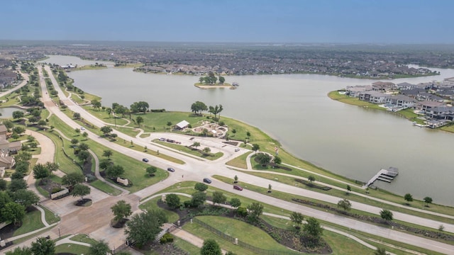 10610 Grace Hollow Dr, Cypress, TX 77433 - drone / aerial view featuring a water view and a residential view