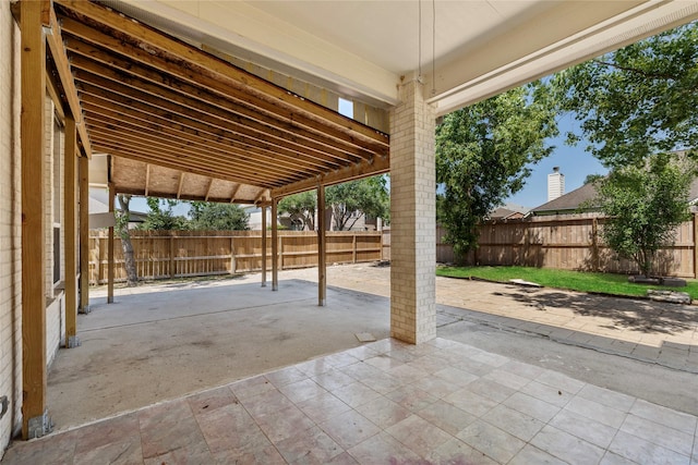 22022 Bridgestone Hawk Ct, Spring, TX 77388 - view of patio with a fenced backyard